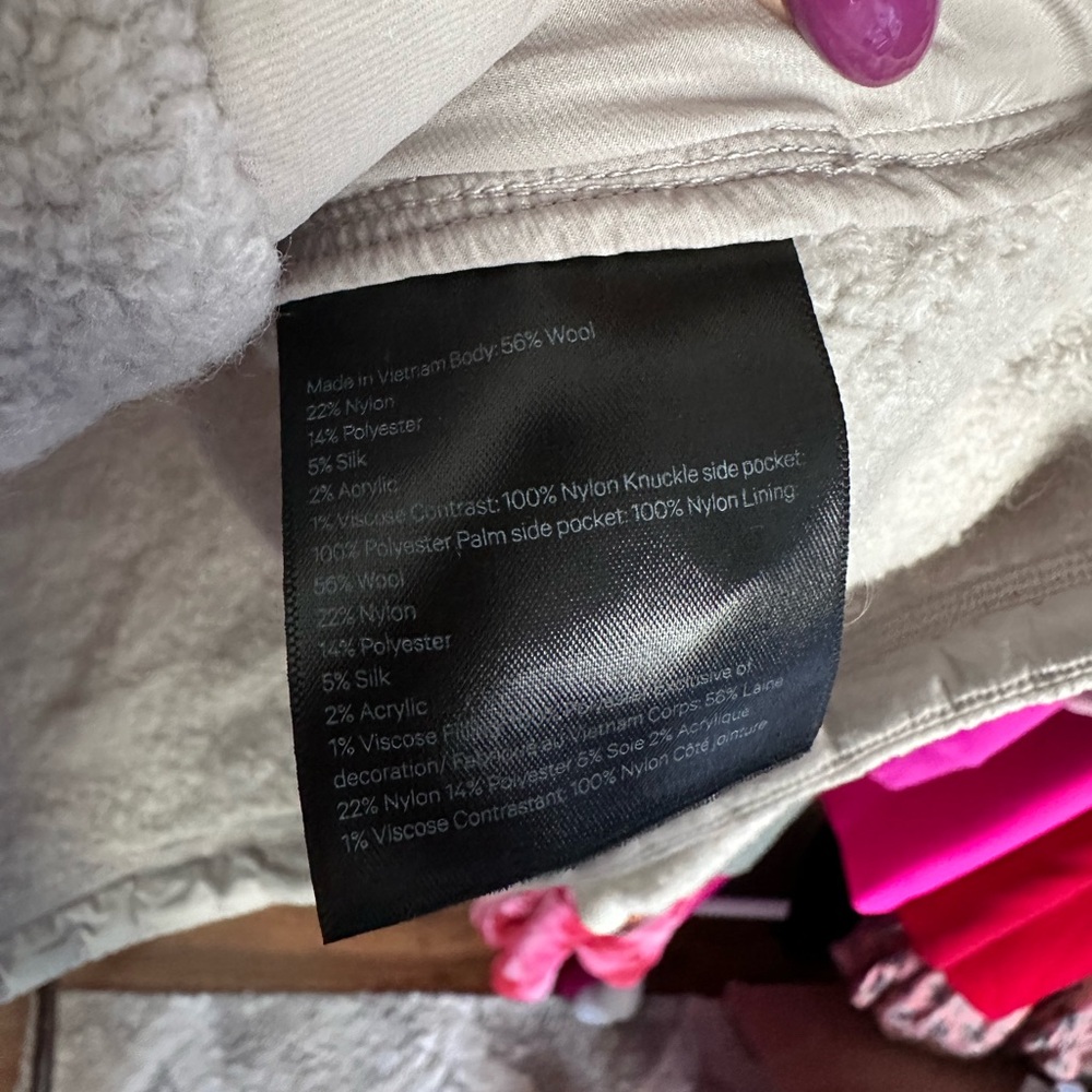 LULULEMON Go Cozy Jacket WOOL SIZE 4 new no tag heathered ceramic - Picture 11 of 11